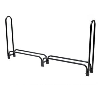 ShelterLogic Stahl-Kaminholzregal, Schwarz - Stahl