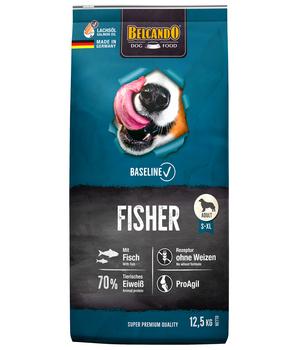 BELCANDO® Trockenfutter für Hunde Baseline Fisher Adult, Geflügel & Fisch, 12,5 kg