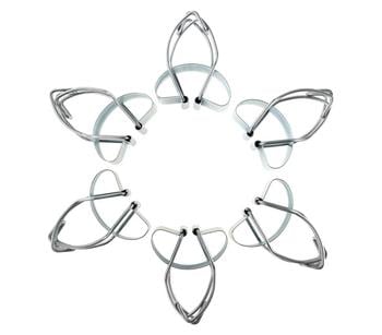 deti Verschlussbügel für Einmachgläser, 6er-Set, Silber - Metall
