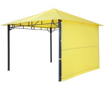 tepro Pavillon Lehua + 1 Dach, ca. B300/H300/T275 cm, Gelb - Stahl / Polyester