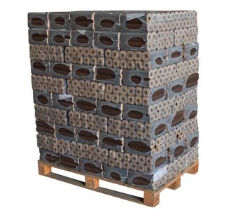 Holzbrikett Pini Kay, 96 x 10 kg, 8-eckig in Folie