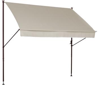 Angerer Klemmmarkise Style, ca. B350/H275/T150 cm, Beige - Polyethylen / Stahl