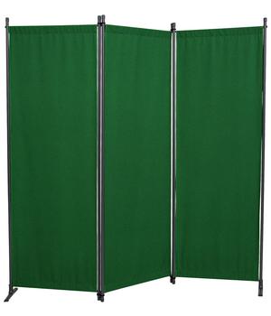 Angerer Paravent, 3-teilig, PE, ca. B165/H165 cm, Grün - Polyethylen, Stahl
