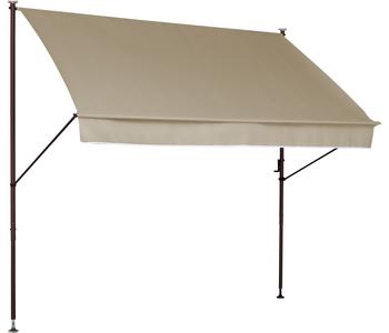 Angerer Klemmmarkise Style, ca. B350/H275/T150 cm, Creme - Polyacryl / Stahl