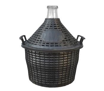 Vina Glasballon im Kunststoff-Schutzkorb