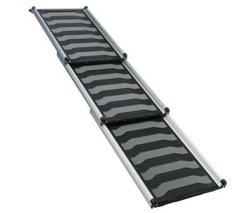 Trixie Teleskoprampe, 3-fach, ca. B40/T78-175 cm, Schwarz / Grau - Aluminium Kunststoff