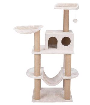 Trixie Kratzbaum Federico, hellgrau, ca. B60/H142/T50 cm