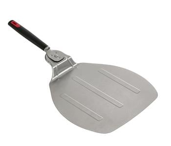 Dehner Pizzaheber, klappbar, ca. B38/H5,5/T31,5 cm, Silber - Edelstahl / Kunststoff