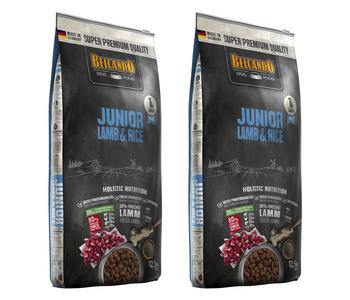 BELCANDO® Trockenfutter für Hunde Junior, Lamb & Rice