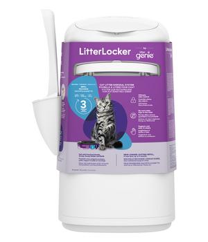 LitterLocker By Litter Genie Katzenstreu-Entsorgungseimer, weiß, ca. B24/H44/T24 cm - Kunststoff