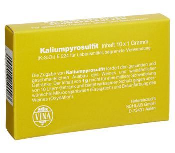 Vina Kaliumpyrosulfit Schwefelpulver