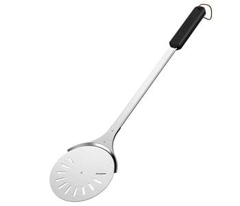 Cozze Pizzaspachtel drehbar, ca. B180/H20/T79 cm, Silber / Schwarz - Edelstahl Kunststoff