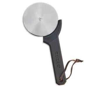 Cozze Pizzaschneider, ca. B27/H12/T2 cm, Schwarz / Silber - Edelstahl Kunststoff