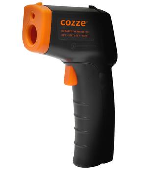 Cozze Infrarot-Thermometer, ca. B27/H15/T3,8 cm, Schwarz / Orange - Kunststoff Polyester