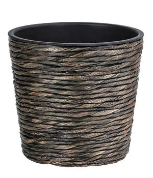 Dehner Wasserhyazinthen-Topf, konisch, braun