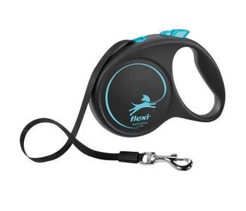 flexi® Hundeleine Gurt-Leine Black Design, L, 5 m