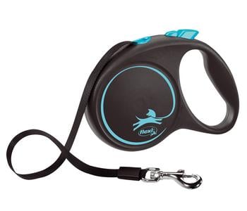 flexi® Hundeleine Gurt-Leine Black Design, large, 5 m