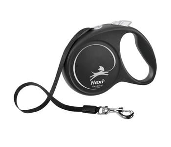 flexi® Hundeleine Gurt-Leine Black Design, L, 5 m