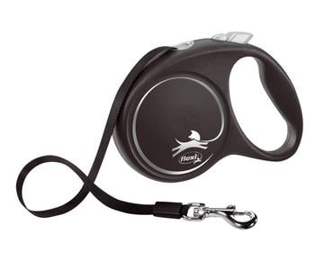 flexi® Hundeleine Gurt-Leine Black Design, large, 5 m