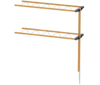 Gusta Garden Beeren-Rankhilfe Berry Buddy Erweiterung, ca. B119/H139/T35 cm