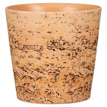 Scheurich Keramik-Übertopf Cork, konisch, terrakotta