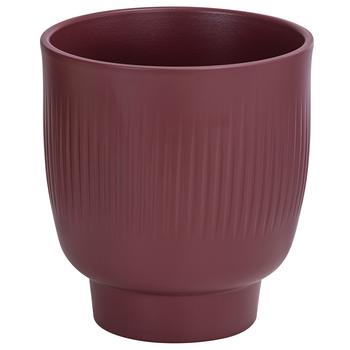 Dehner Keramik-Übertopf Rosi, konisch, pink, ca. Ø13 cm