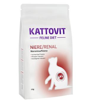 KATTOVIT Feline Diet Trockenfutter für Katzen Niere/Renal