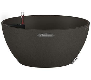 LECHUZA® Kunststoff-Schale 'Cubeto Stone', rund