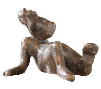 Rottenecker Bronze-Hase Mikkel, 12 x 18 x 12 cm