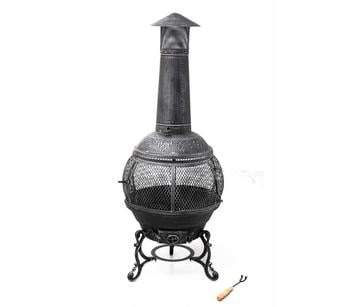 tepro Guss-Feuerstelle Jacksonville, Grau / Schwarz - Stahl