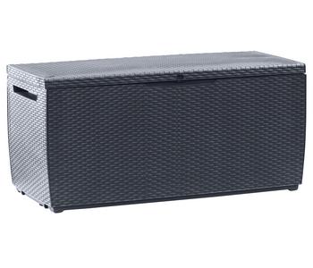 Keter Aufbewahrungsbox Capri, 305 Liter, ca. B123/H57/T53,5 cm, Dunkelgrau - Polypropylen