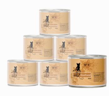 catz finefood Nassfutter für Katzen, 6 x 200 g