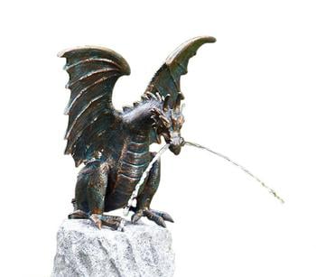 Rottenecker Bronzefigur Drache Terrador