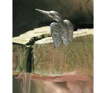 Rottenecker Bronzefigur Eisvogel