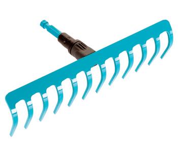 GARDENA combisystem Rechen, 30 cm, Türkis, Schwarz