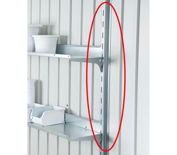 Biohort Regalsteher Europa und Geräteschrank 2 Stk., Silber - Stahl