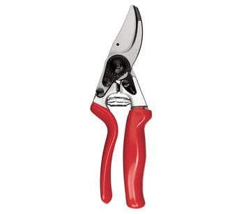FELCO Linkshänder-Schere 10 Classic, Rot / Silber - Aluminium Stahl