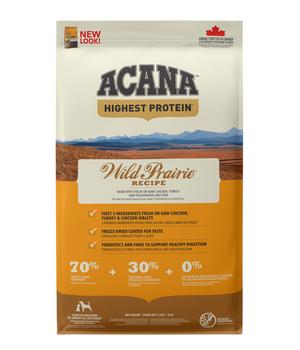 ACANA Trockenfutter für Hunde Regionals Dog Wild Prairie, Adult, Huhn & Truthahn