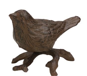 Dehner Gusseisen-Vogel, ca. H10 cm