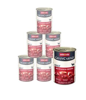 animonda GRANCARNO® Nassfutter für Hunde Adult, 6 x 400 g