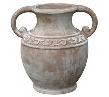 Dehner Terrakotta-Krug, 39 x 31 cm, Orange / Grau - Terrakotta
