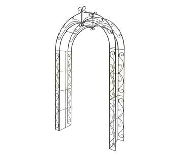 Dehner Metall-Rosenbogen Newport, ca. B134/H244/T38 cm