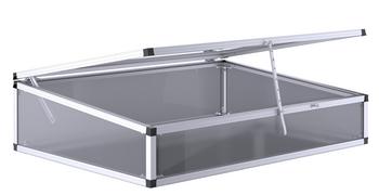 KGT Frühbeetaufsatz für Hochbeet 130, silber