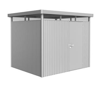 Biohort Gerätehaus HighLine H3, ca. B275/H222/T235 cm, Silber - Stahl