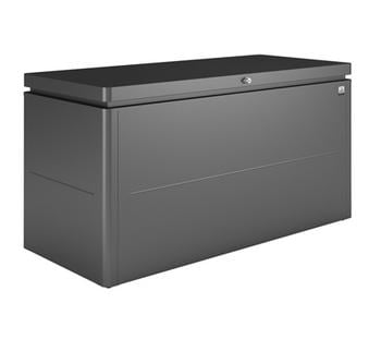 Biohort LoungeBox 160, Dunkelgrau - Stahl