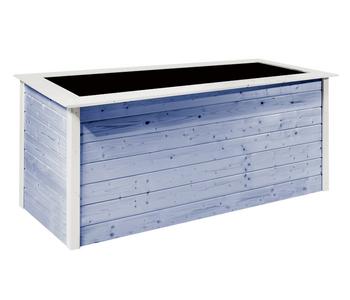 Weka Profi-Hochbeet 669 C, ca. B218/H81/T92 cm, Hellgrau - Fichtenholz