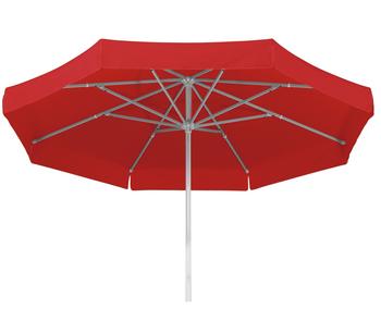 Schneider Gastro Sonnenschirm Jumbo, rund, Ø400 cm, Rot - Aluminium, Polyester