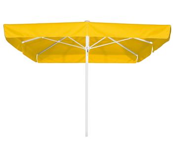 Schneider Gastro Sonnenschirm Quadro, quadratisch, ca. B300/T300 cm, Gelb - Aluminium, Polyester