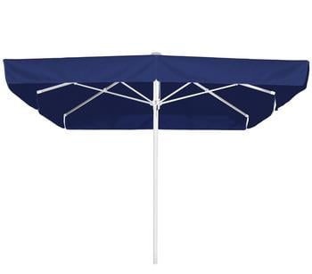 Schneider Gastro Sonnenschirm Quadro, quadratisch, ca. B300/T300 cm, Blau - Aluminium, Polyester