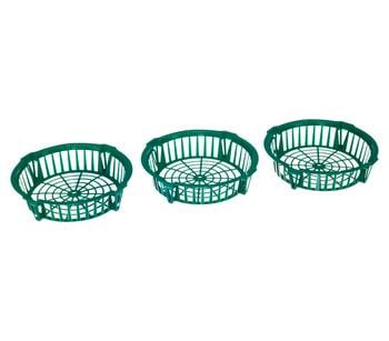 Dehner Blumenzwiebelschalen für das Blumenbeet, 3 Stk.